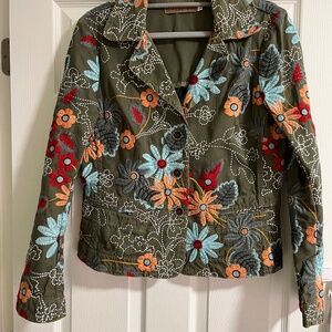 Johnny Was Embroidered Jacket